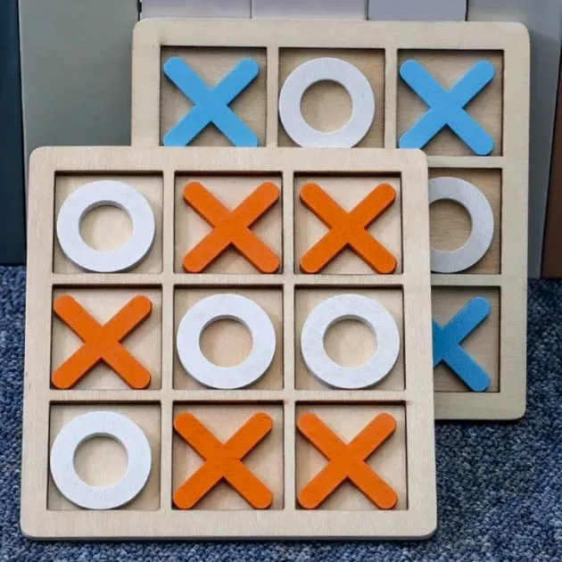 tic tac toe board, tic tac toe board game, educational board games, tic tac toe wooden, tic tac toe wooden game, naughts and crosses game