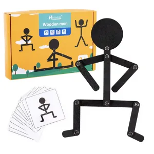 montessori toy, stick man toy