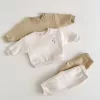 Baby Sweatshirt, warmes Sweatshirt, Sweatshirt und Hosen Set, Winter Sweatshirt, Plüsch Sweatshirt