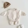 Baby Sweatshirt, warmes Sweatshirt, Sweatshirt und Hosen Set, Winter Sweatshirt, Plüsch Sweatshirt