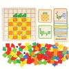 3d puzzle, mosaik puzzle, mosaik puzzle aus holz, geometrische formen puzzle