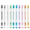 marker pens, metallic markers, glitter markers, dual tip marker, metallic marker pens
